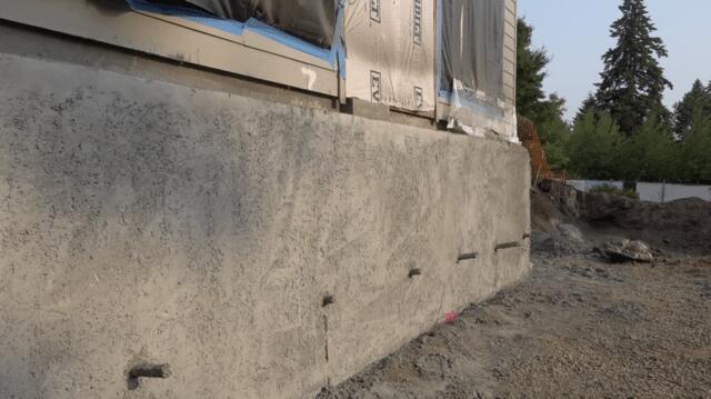 Commercial helical pier and excavation support installation in Beaverton Oregon