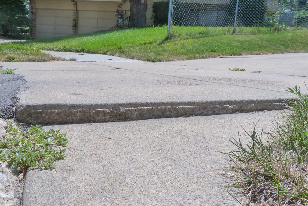 Who Repairs a Sidewalk - the City or the Homeowner? Sidewalk Uneven 03 1 repair