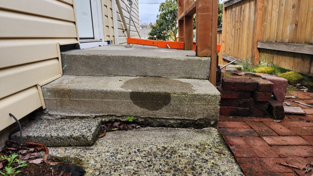 uneven-cracked-concrete-stair-tripping-hazard uneven cracked concrete stair tripping hazard Concrete