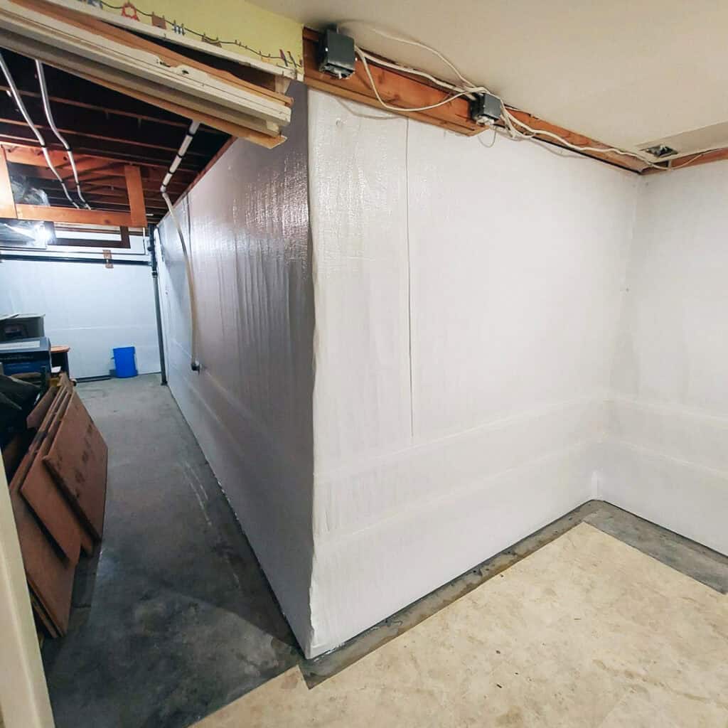 tf wall system basement basement