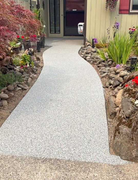 Finished outdoor surface after Vuba Stone installation