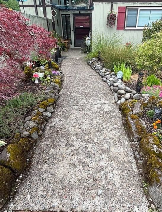 Outdoor concrete before Vuba Stone installation